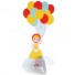 Kids On Roof-totem pop out postkaart ballonnen meisje-ballonnen meisje-4103