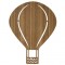 houten wandverlichting air balloon