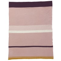 soft knitted little stripy blanket
