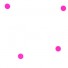 Ferm Living-sticker mural pois mini-bolletjes fluo roze-5479