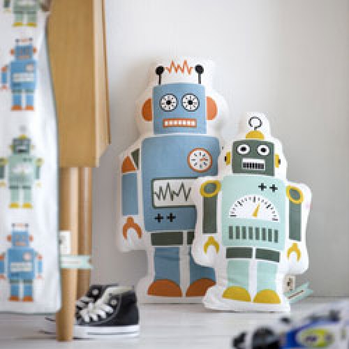 Bukken niet verwant experimenteel Ferm Living-stoer robot kussen large-mr large robot-prod2675-nl