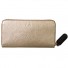 Orla Kiely-flower pocket leather big zip wallet-flower pocket light gold-10021